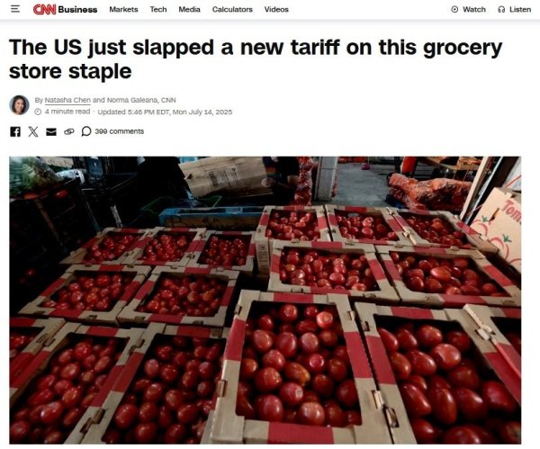 盘盘赢 在美国，番茄会成为“下一个鸡蛋”吗？